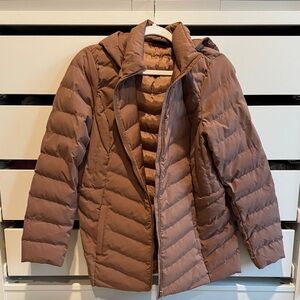 32 Degrees Women's Tan Puffer Jacket